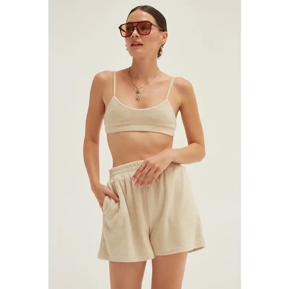 Womens Terry Cloth Shorts Set - Picture 8 of 13